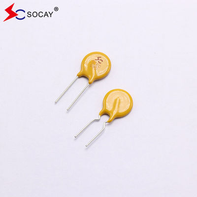 chất lượng  Radial Lead PPTC Resettable Fuse SC60-090CW0D I hold 0.9A Maximum Voltage 60Vdc nhà máy sản xuất