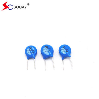 Blue ZOV Metal Mov Varistor Thiết bị bảo vệ sóng cao 7D680K Radial Lead