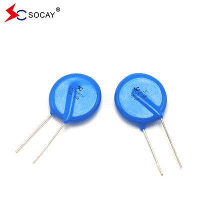 VDE Varistor 820V Nhựa kẽm Kháng điện áp phụ thuộc kim loại VDR 25D821K 821k D25