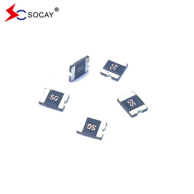 PPTC SMD Fuse giữ hiện tại có thể đặt lại 0.5A Điện áp định số 16Vmax 0.6W Điện năng điển hình