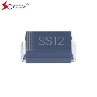 20V lặp lại đỉnh ngược điện áp SS12A Schottky Barrier Diode SMA Package